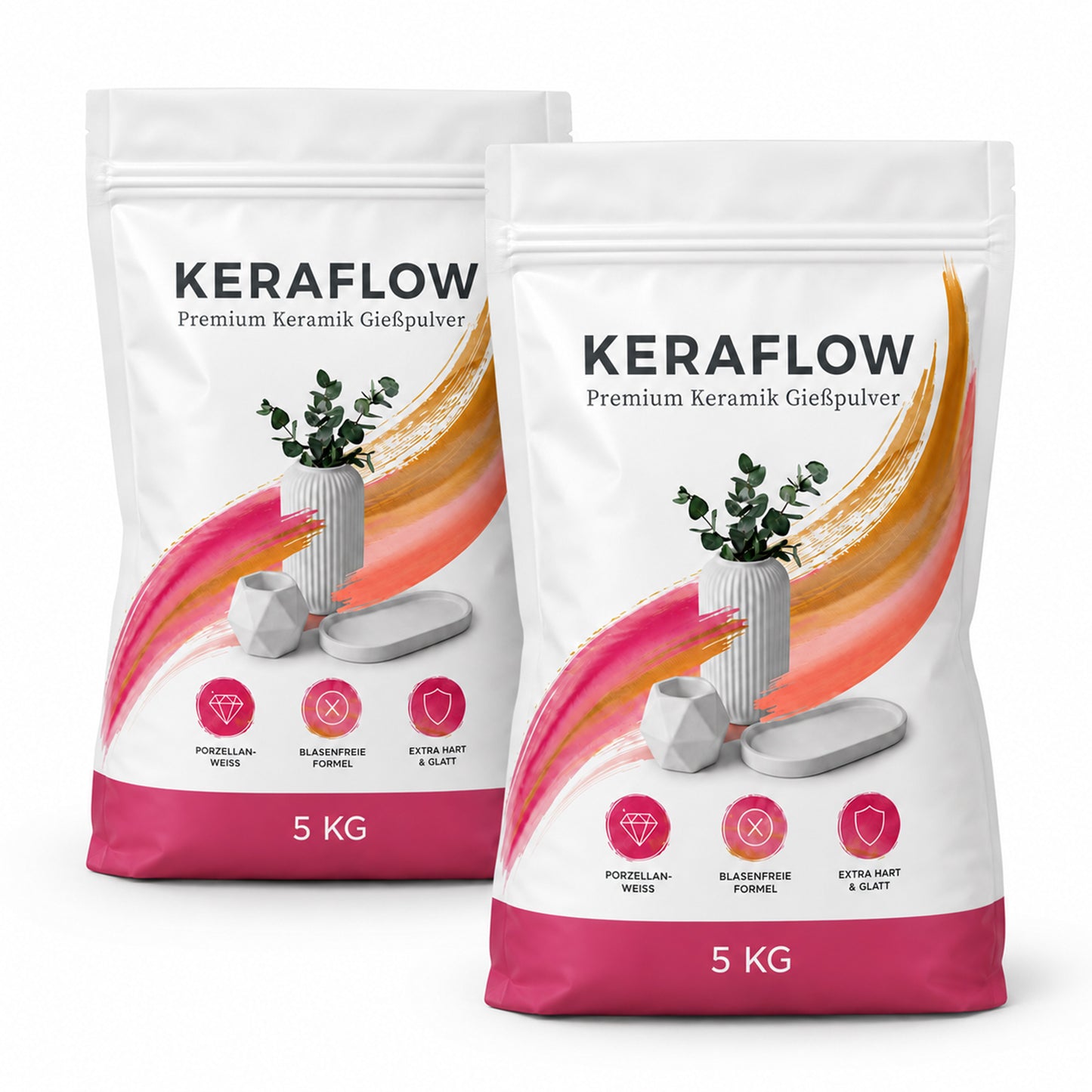 Keramik Gießpulver Weiß