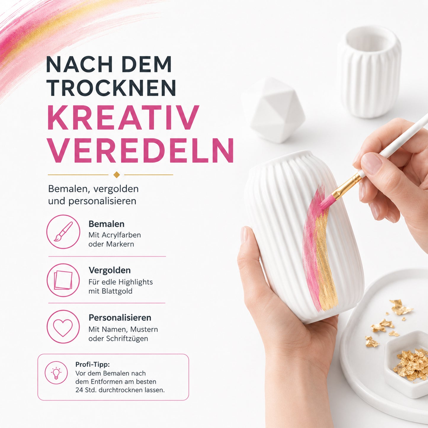 Keramik Gießpulver Weiß